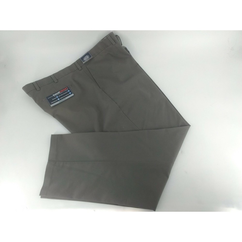 BIG&TALL ROUNDTREE&YORKE TRAVEL SMART CLASSIC FIT PANTS MENS SIZE 52X32 NEW NWT